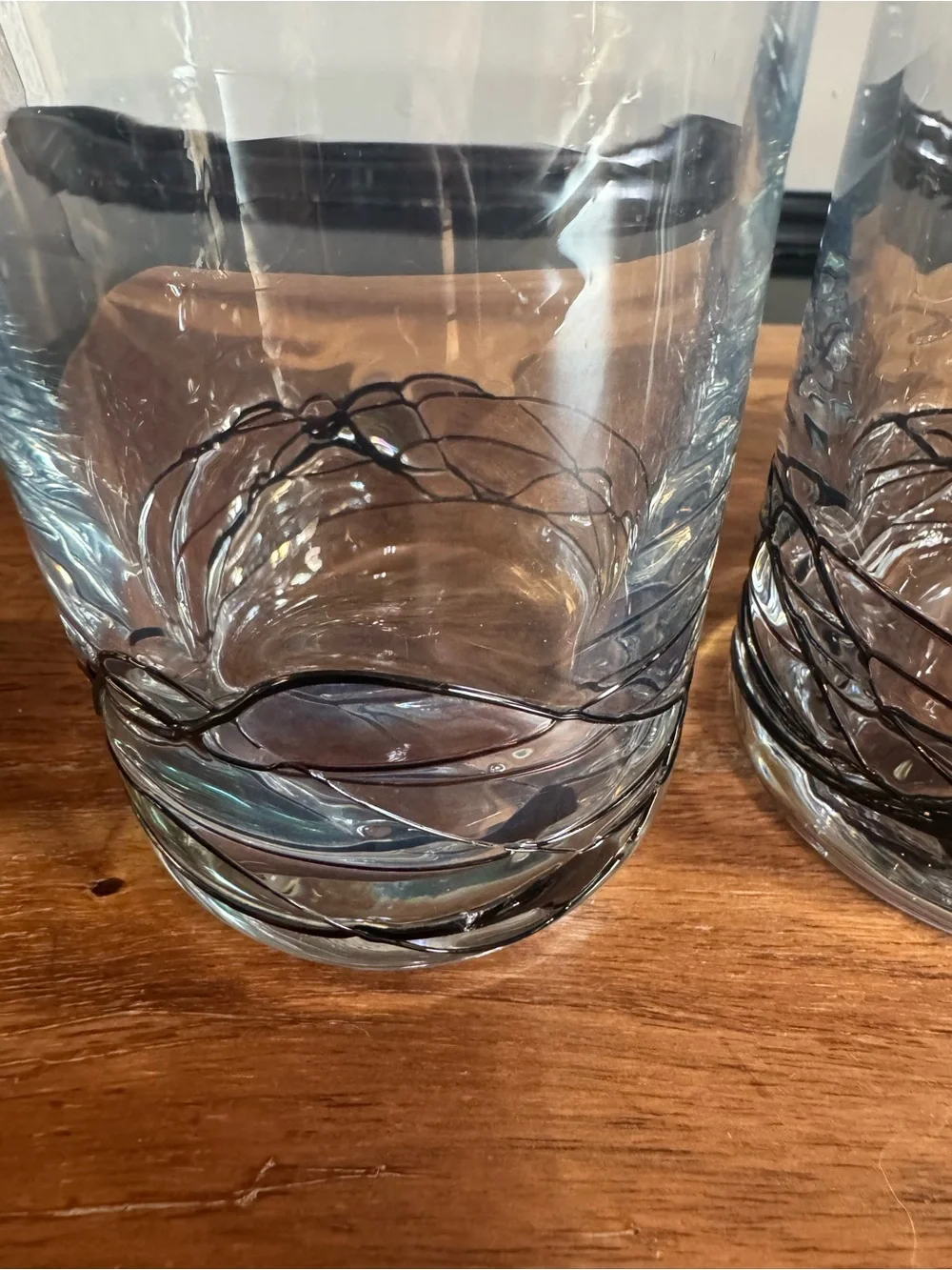 Set of 4 Luminescence Milano Romania Stained-Glass Drinking Glasses